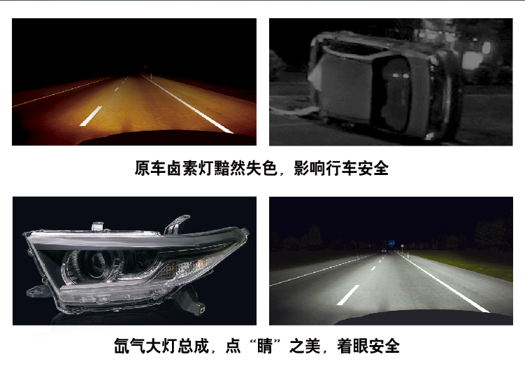 豐田漢蘭達Q5透鏡氙氣大燈總成02