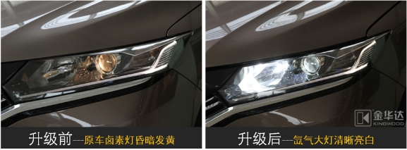 哥瑞專車專用一體化氙氣燈改裝6