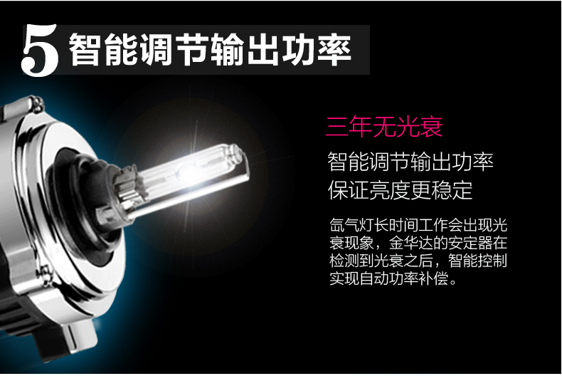 金華達專車專用HID一體化氙氣燈08