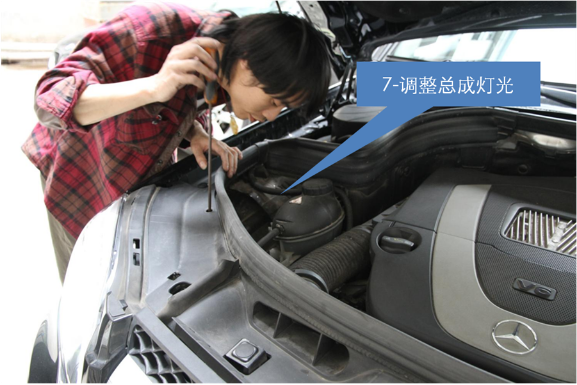 GLK專車專用一體化氙氣燈改裝10