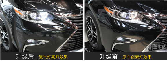 ES200專車專用一體化氙氣燈改裝7